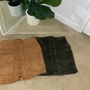Suede Skirt